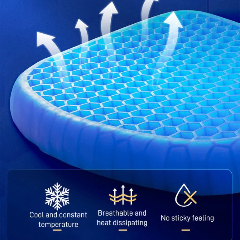Ice Cool Silicone Car Seat Cushion
